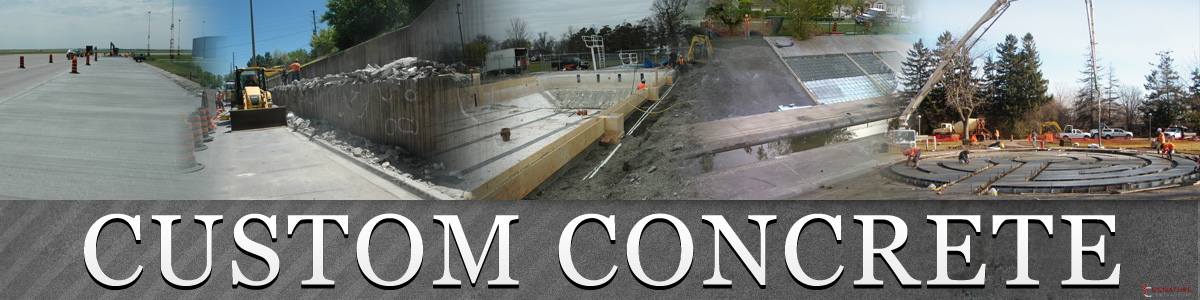 Custom Concrete - Signature Contracting Service